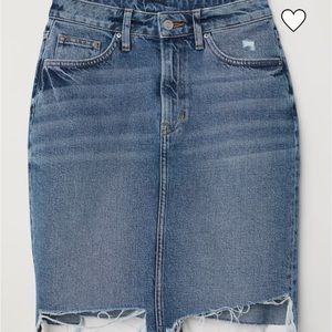H&M denim skirt